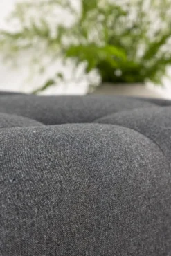 Turin Puff 100 x 40 x 100 Dark Grey