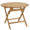 Turin runt matbord Natur 100 cm