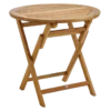 Turin runt matbord Natur 80 cm