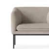 Turn 1-sits bomull Linen – Natural Fåtölj