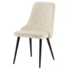 Velvet Deluxe Matstolar Beige