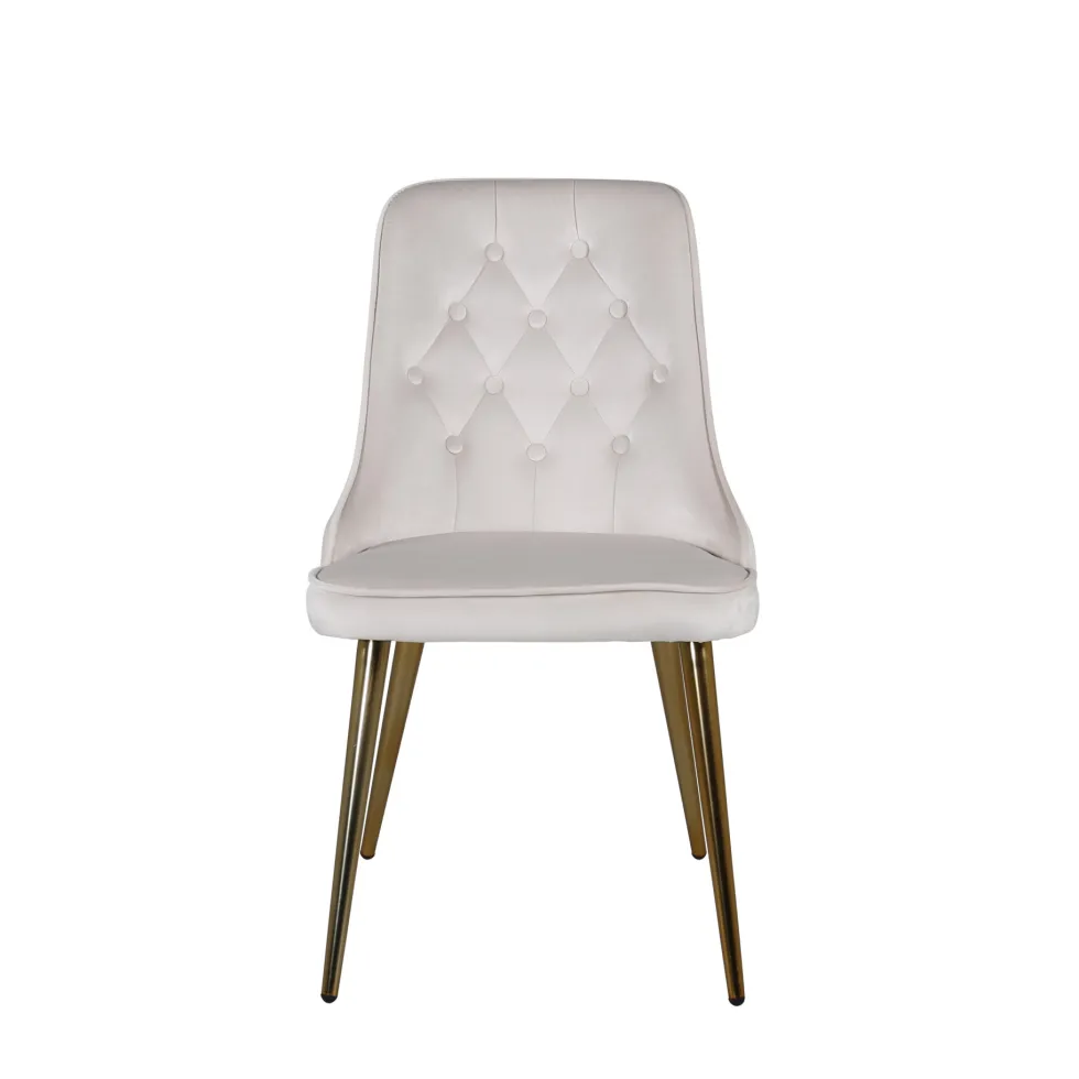 Velvet Deluxe Matstolar Beige