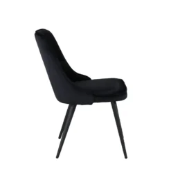 Velvet Deluxe Matstolar Black