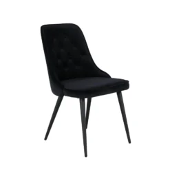 Velvet Deluxe Matstolar Black