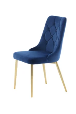 Velvet Deluxe Matstolar Blue