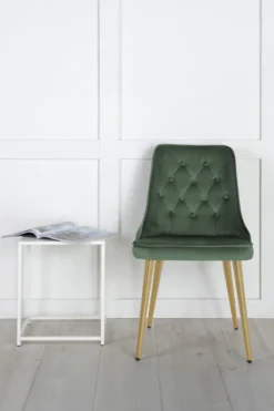 Velvet Deluxe Matstolar Green