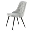 Velvet Deluxe Matstolar Light Grey
