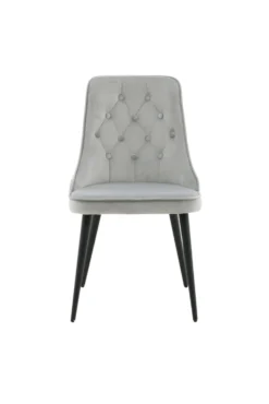 Velvet Deluxe Matstolar Light Grey
