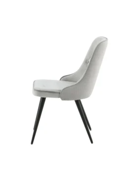 Velvet Deluxe Matstolar Light Grey