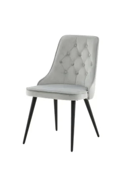 Velvet Deluxe Matstolar Light Grey