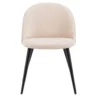 Velvet Matstolar Beige