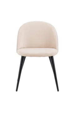 Velvet Matstolar Beige