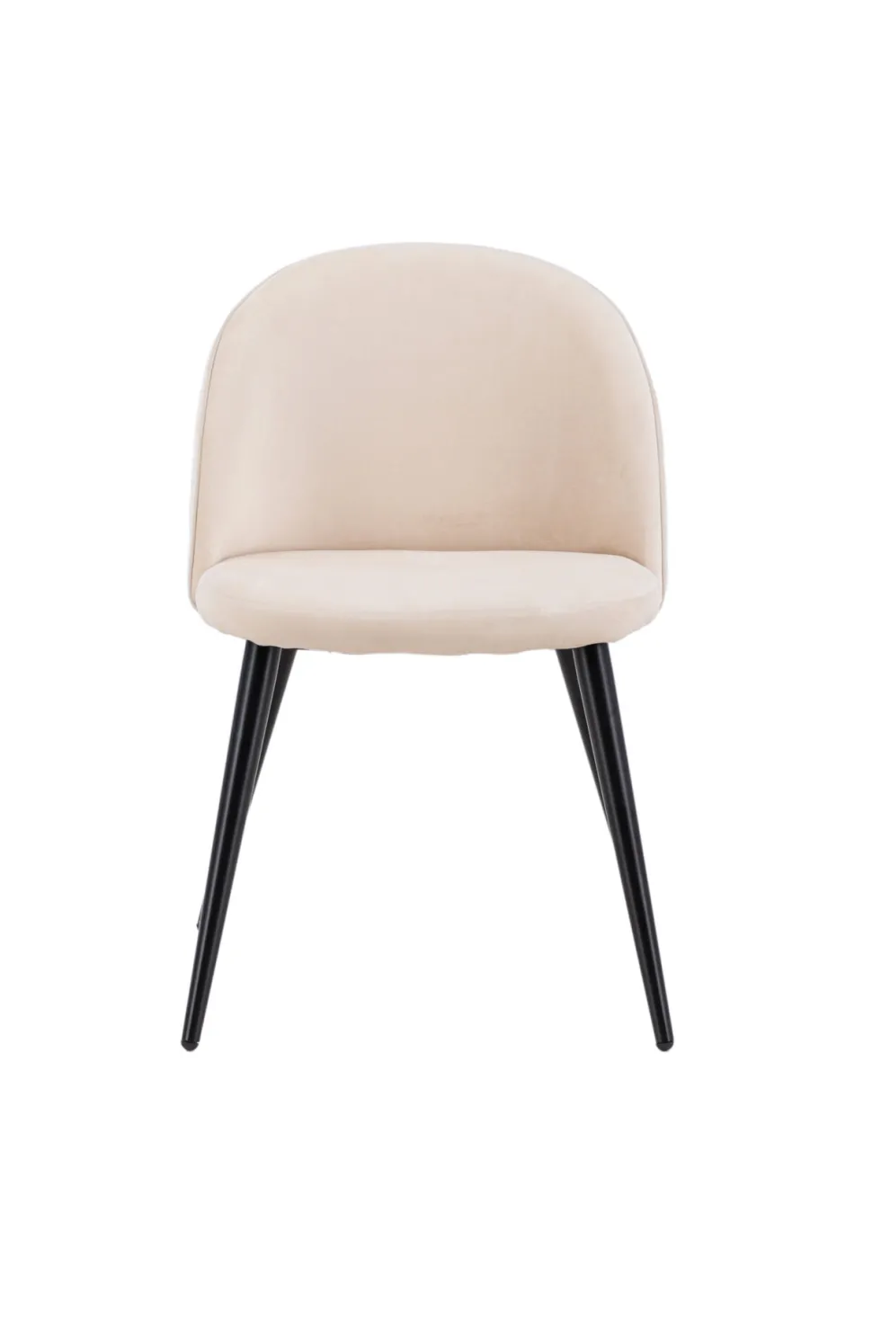 Velvet Matstolar Beige
