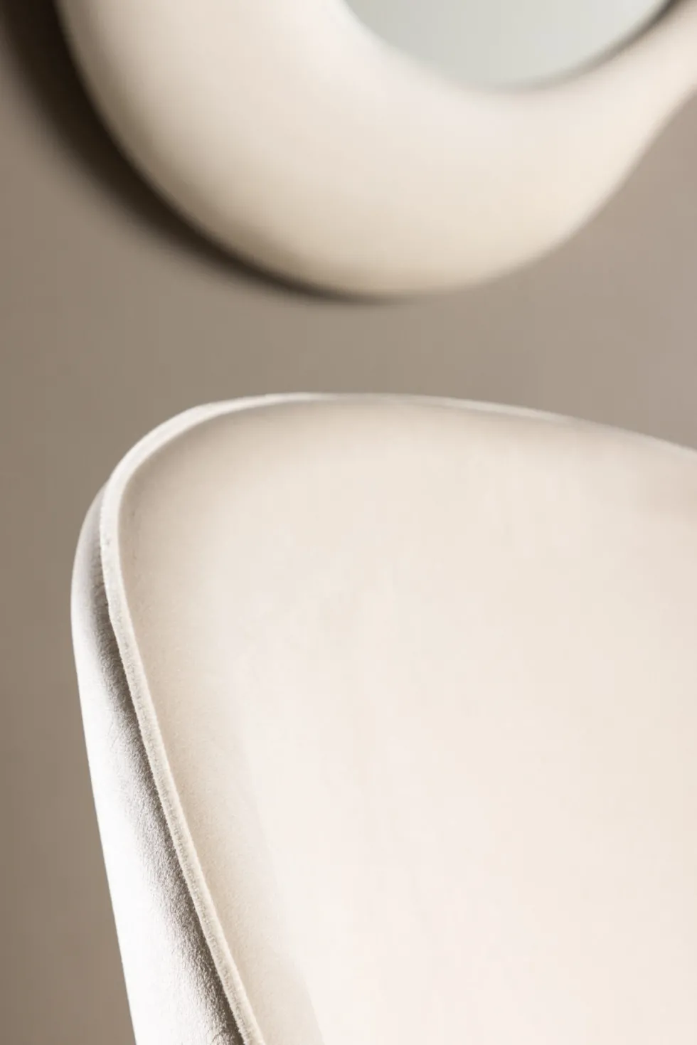 Velvet Matstolar Beige