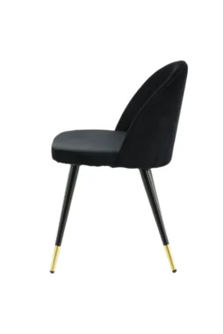 Velvet Matstolar Black