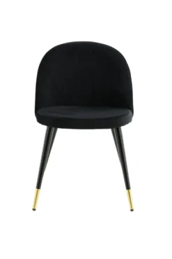 Velvet Matstolar Black