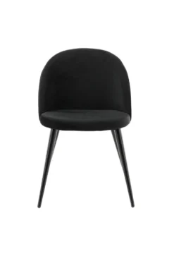 Velvet Matstolar Black