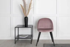 Velvet Matstolar Dammig rosa
