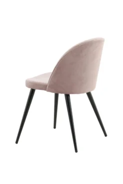 Velvet Matstolar Dammig rosa