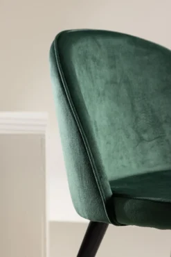 Velvet Matstolar Green