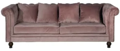 Velvet 3-sitssoffa 88 x 80 x 217