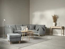 Verona Original hörnsoffa i tyg Bloq kaki