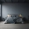 Vägglampa Cut enkel svart/opal glas