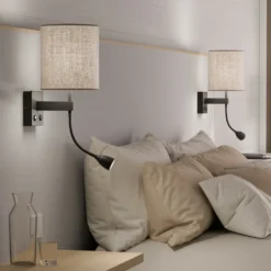 Vägglampa Dual E27+MR11 exkl. skärm