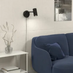 Vägglampa Holder svart