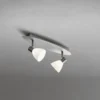 Vägglampa / Plafond Wic 2 satin