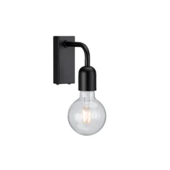 Vägglampa Regal 1 lampa mattsvart