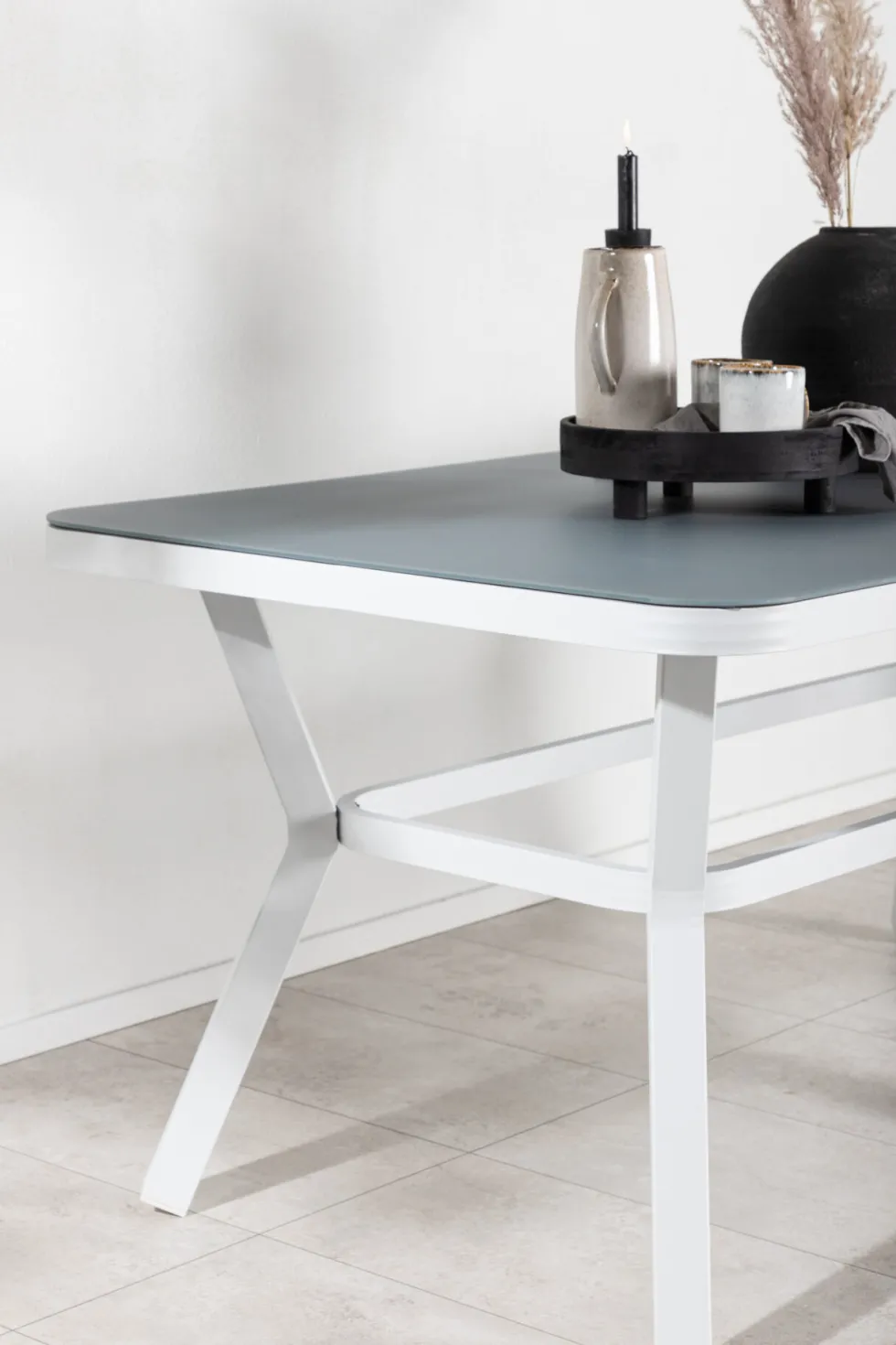 Virya Rektangulära Matbord 160 x 90 Grå