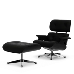 Vitra Eames Lounge Chair – Chestnut Black, New Dimensions