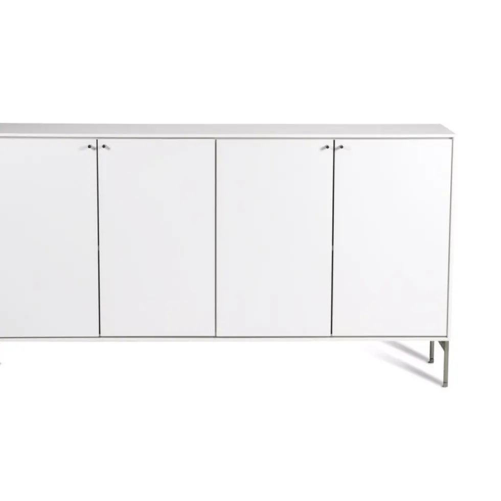 VOLT Sideboard Vitlack/Rostfritt