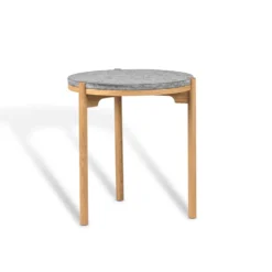 Volt vitrinskåp lågt beige