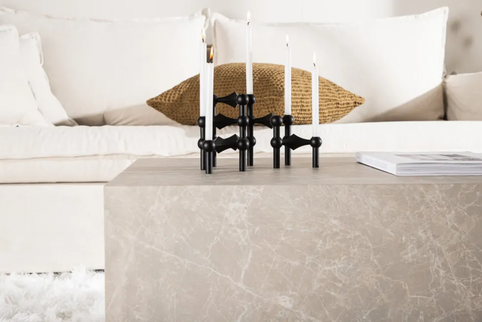 York Soffbord 80 x 60 Beige