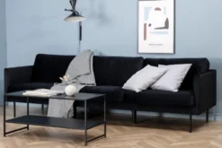 Zoom 3-sits soffor Black